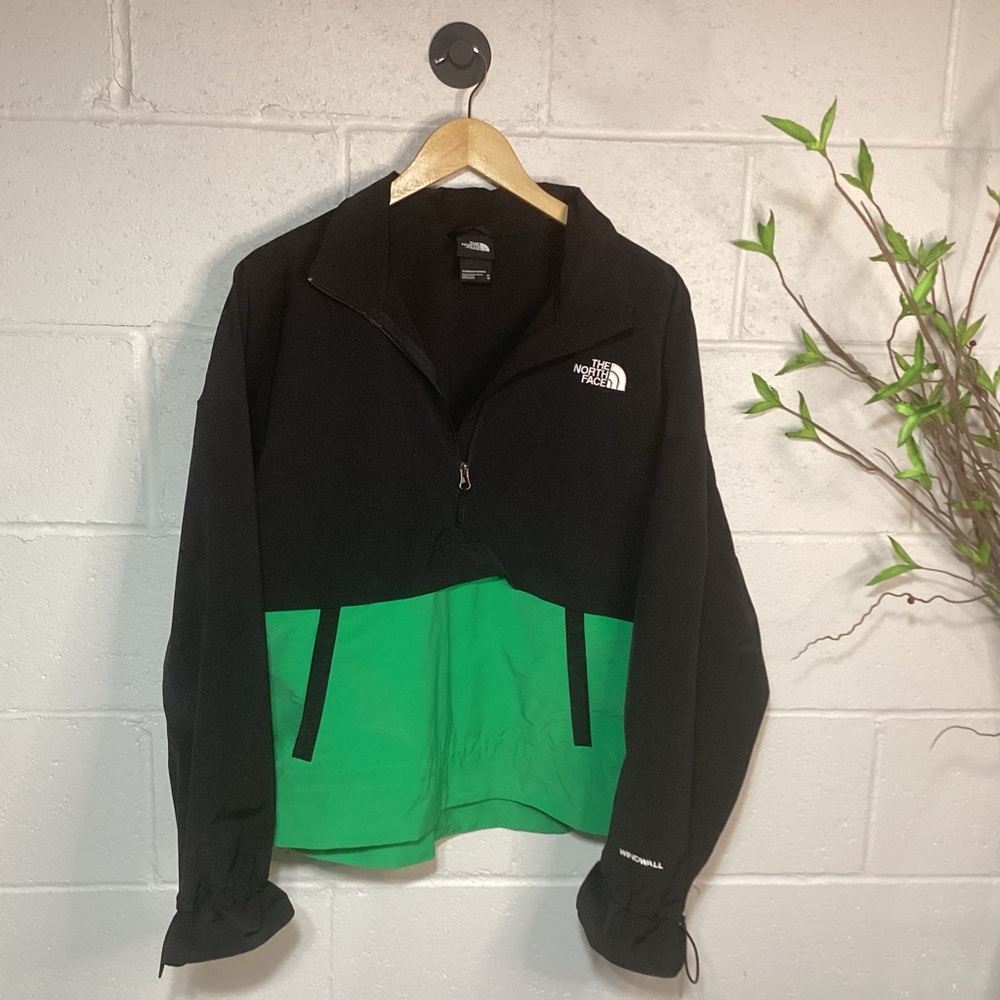 The North Face Quarter Zip Rain Windbreaker Jacket Coat | Cute!